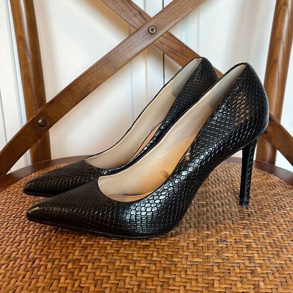 Zara Trafulec black stiletto heel size 37/6.5 - Picture 11 of 12